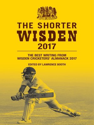cover image of The Shorter Wisden 2017